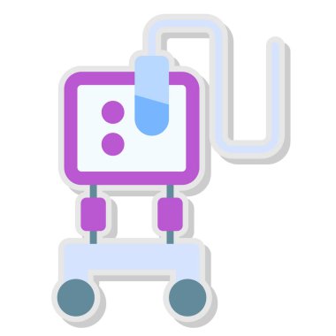 Robot simgesi, vektör çizimi