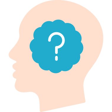 soru işareti ile insan kafası