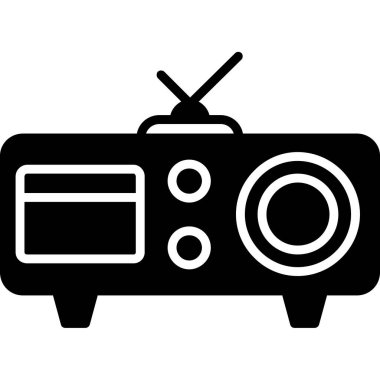 TV vektör simgesi kolayca düzenleyebilir ya da değiştirebilir