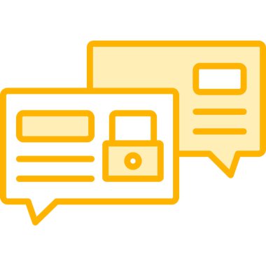 chat web icon simple illustration