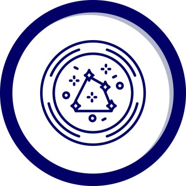 Zodyak işaretinin vektör simgesi, arius arius arius.