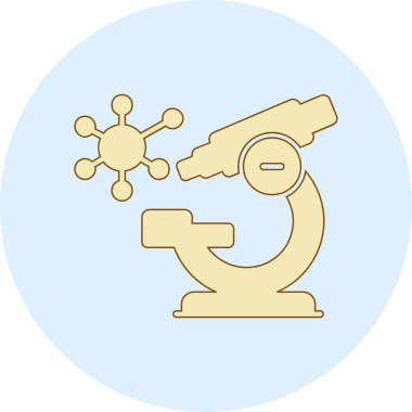 Teleskop. Web simgesi basit illüstrasyon