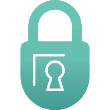 Modern illüstrasyon vektör simgesinin kilidini aç