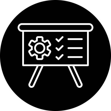 Vektör illüstrasyonu, silo simgesi