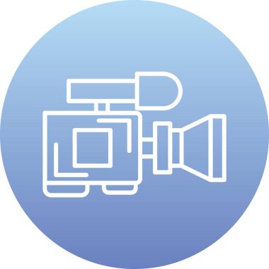 kamera simgesi vektör illüstrasyonu