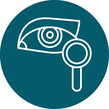 Modern bir gözün vektör simgesi