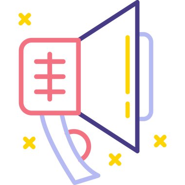 bayrak modern simge, vektör, taslak illüstrasyon