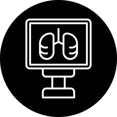 Tıbbi bir simgenin vektör illüstrasyonu