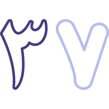 Kırık kemik simgesinin çizgi simgesi beyaz arkaplanda izole edildi. Kırık ikon. Renkli taslak konsepti. vektör.