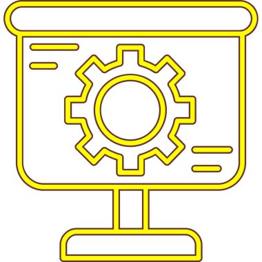 ayar simgesi vektör illüstrasyonu