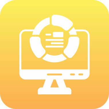 izleyici simgesi, vektör illüstrasyonu