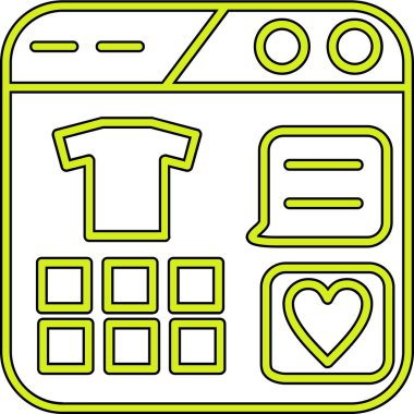 Smartphone Simgesi, vektör illüstrasyonu