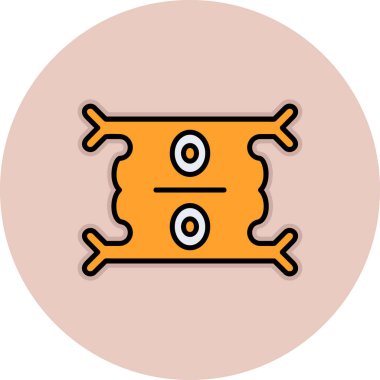 Modern simgenin vektör illüstrasyonu