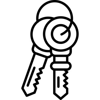 ev anahtarı simgesi, özet biçimi