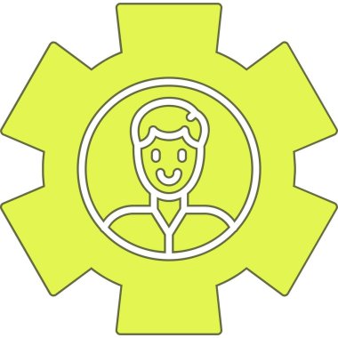 dişli simgesi vektör illüstrasyonu