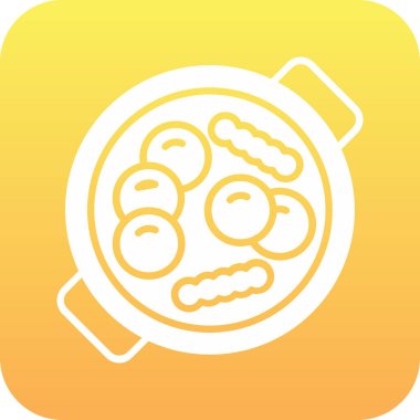 Çizgi film yüzünün vektör illüstrasyonu