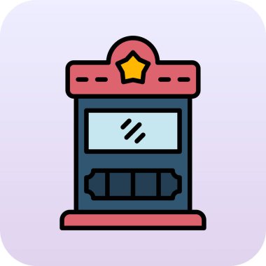 Takvim simgesinin vektör illüstrasyonu