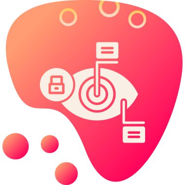 Beyin analiz simgesi düzgün bir şekilde