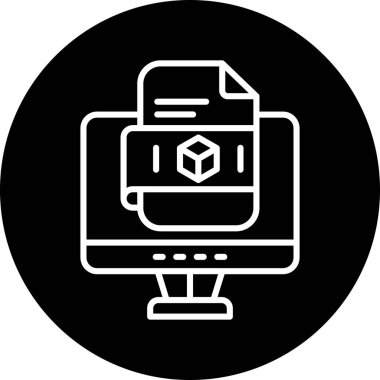 seo modern simgesinin vektör illüstrasyonu