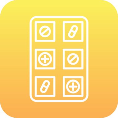 Kişisel ve ticari sağlık için vektör tıbbi ve sağlık simgesi.