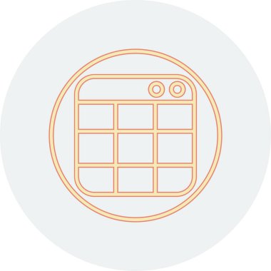 Bir smartphone simge vektör çizim