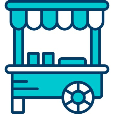 Yemek. Web simgesi basit tasarım