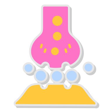 Bilim ve teknoloji simgesi vektörü.