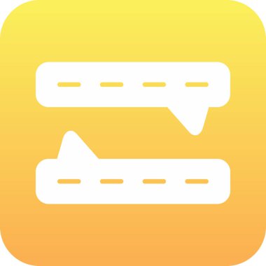 Sohbet simgesi vektör illüstrasyonu