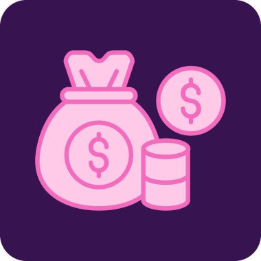 Para çantası. Basit tasarım