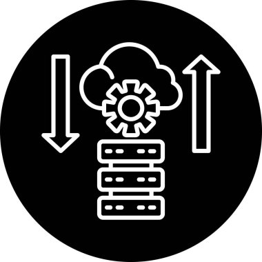 seo modern simgesinin vektör illüstrasyonu