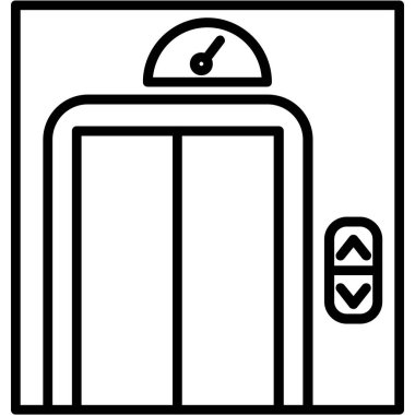 Asansör kapısı simgesi