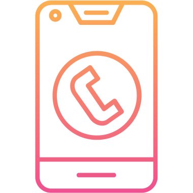 cep telefonu ikonu vektör illüstrasyonu