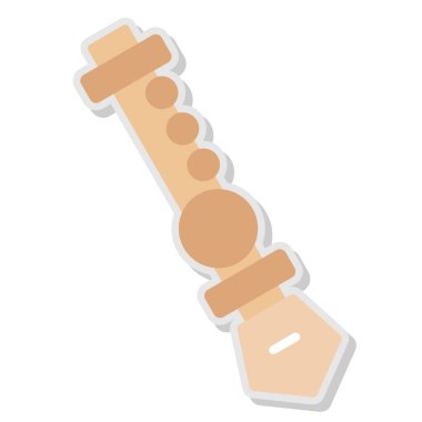 Çizgi film tıbbi alçısının vektör çizimi