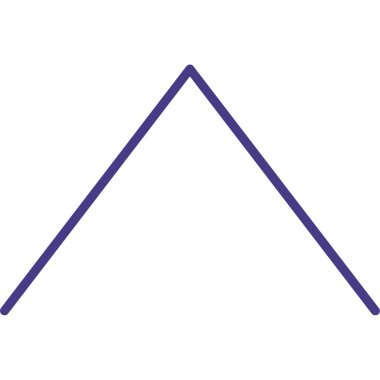 dağ ince çizgi vektör simgesi