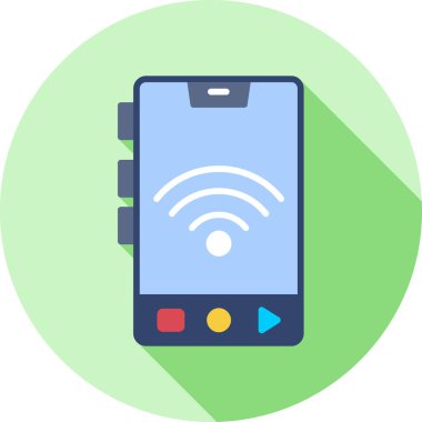 Mobil Wifi vektör simgesi