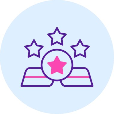 Madalya web simgesi, basit illüstrasyon