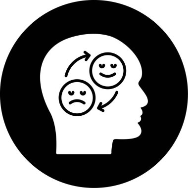 Baş simge vektör çizim