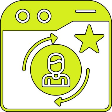 seo modern simgesinin vektör illüstrasyonu