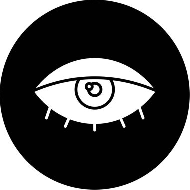 Bir gözün vektör illüstrasyonu