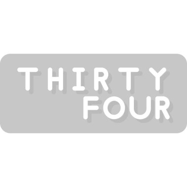 4 numara 3, 5, sayı, 4 3, logo tasarımı, vektör illüstrasyonu.