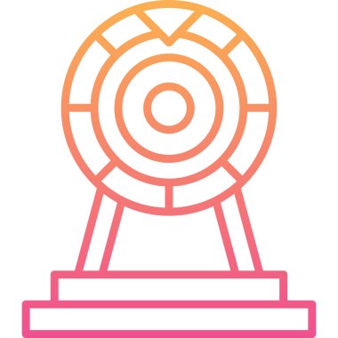 Top. Web simgesi basit illüstrasyon