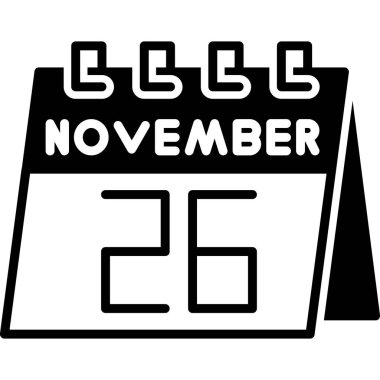 Takvim simgesi tasarımı, Aralık ayının vektör illüstrasyonu