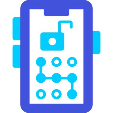 Akıllı telefon. Web simgesi basit illüstrasyon