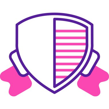 Kalkanın vektör illüstrasyonu