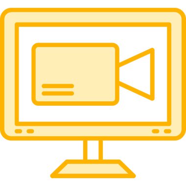 Bilgisayar ekranı. Basit tasarım