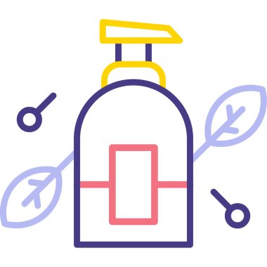 Duş. Web simgesi basit illüstrasyon