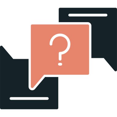 soru işaretleri vektör simgesi