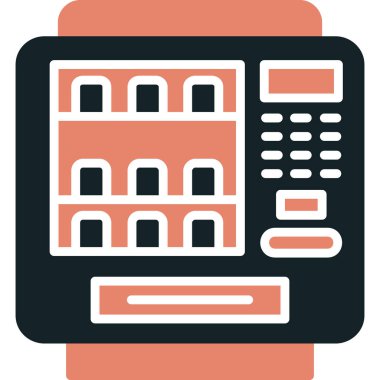 Hesap makinesi. Web simgesi basit illüstrasyon