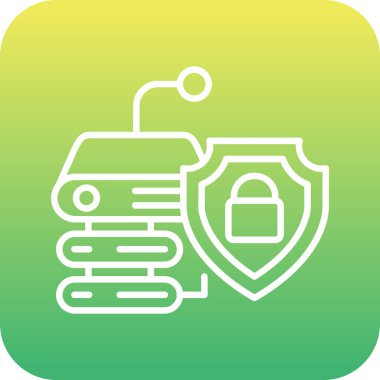 Eşsiz güvenli araba vektör simgesi