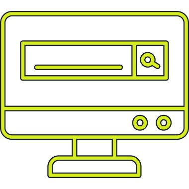 Web tasarım simgesi, vektör illüstrasyonu